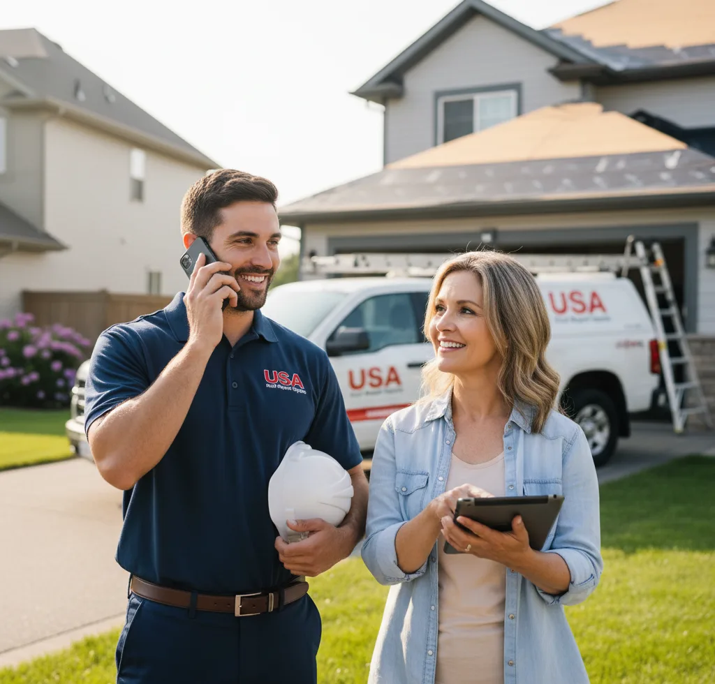 USA Roof Repair Experts customer support in Grand Meadow
